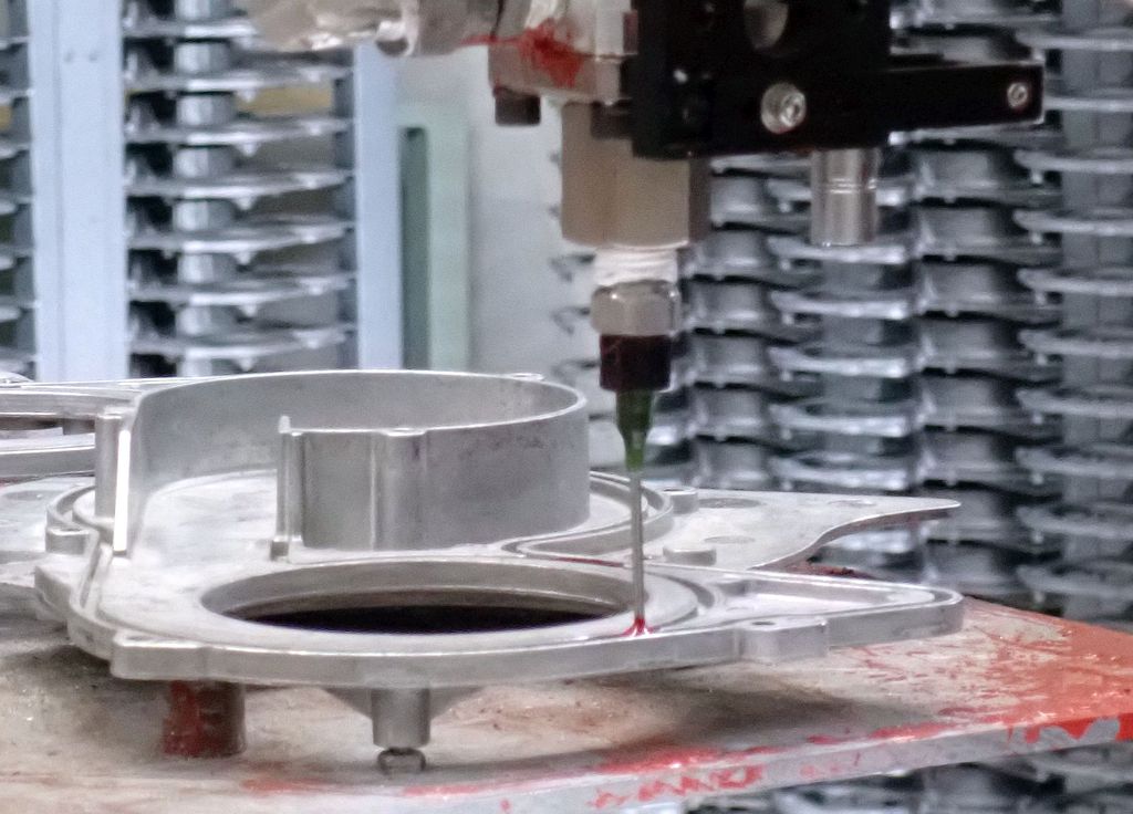 Robotické nanášení těsnění (3)